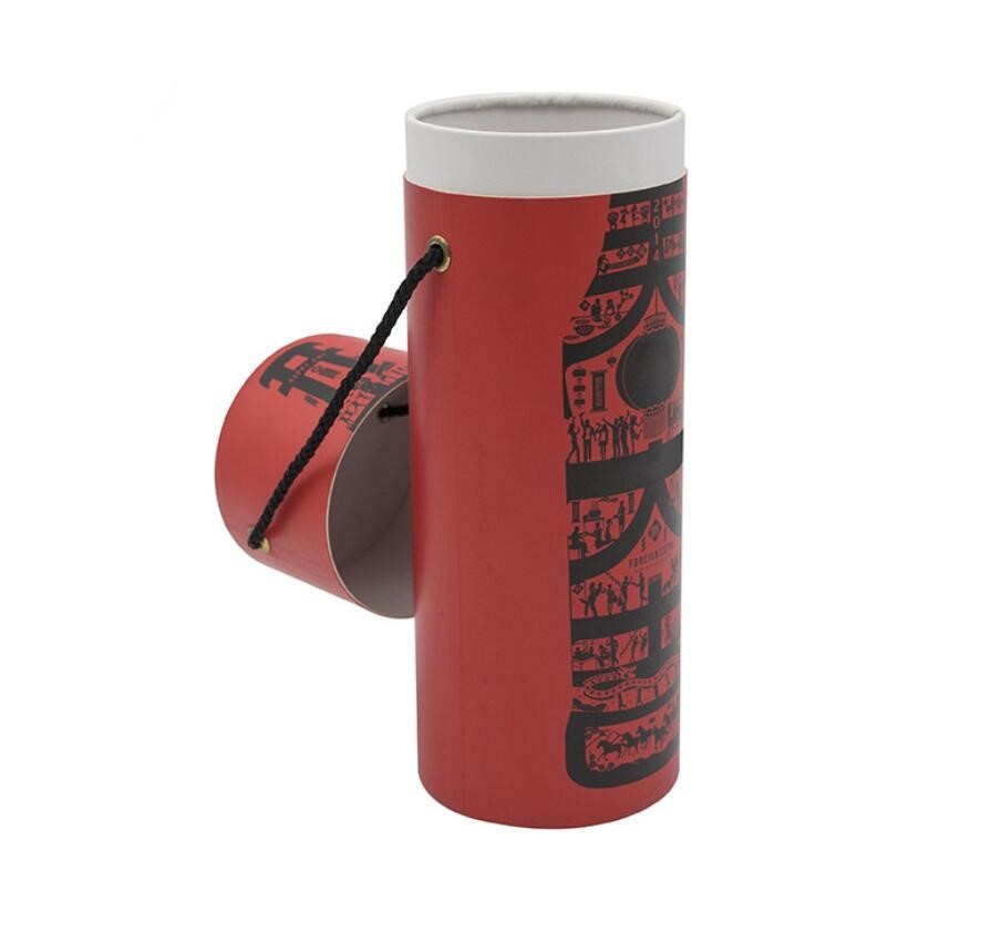 Cylinder wine box